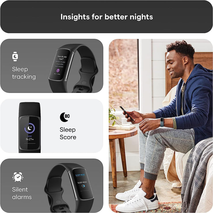 Fitbit Charge 5 Fitness Activity Tracker| Contour Fitbits
