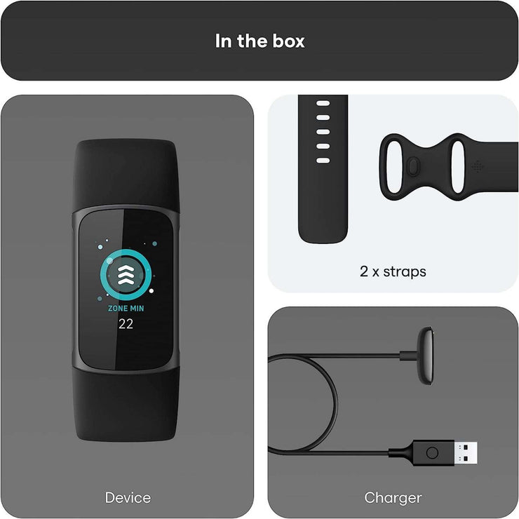 Fitbit Charge 5 Fitness Activity Tracker| Contour Fitbits