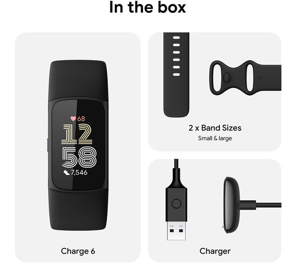 Fitbit Charge 6 Health+ Fitness Activity Tracker| Contour