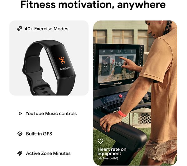 Fitbit Charge 6 Health+ Fitness Activity Tracker| Contour