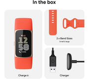 Fitbit Charge 6 Health+ Fitness Activity Tracker| Contour