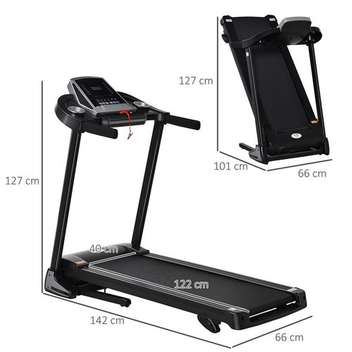 HOMCOM Motorised Folding Treadmill|Contour Fitbits