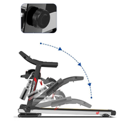 Quad Flex Q4 motorised foldable Treadmill