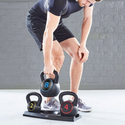 Kettlebell Weights set and Rack Stand